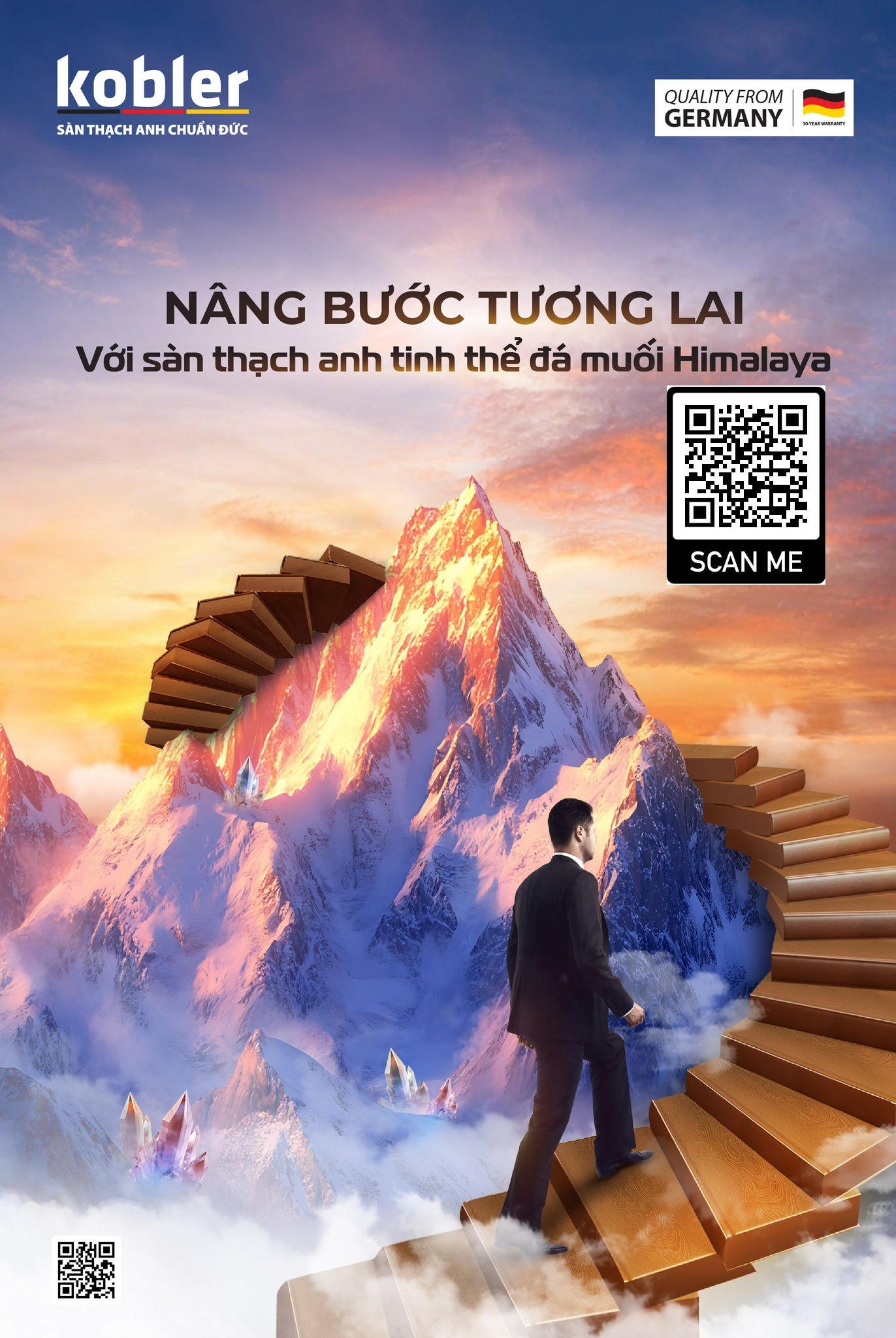 SÀN THẠCH ANH KOBLER DIAMOND AND HIMALAYA SALT XTREME DXS